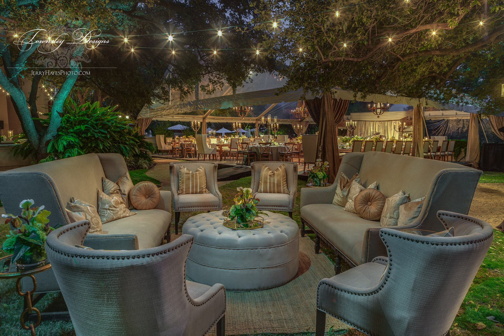 Corporate gala environment designed by Townsley Designs