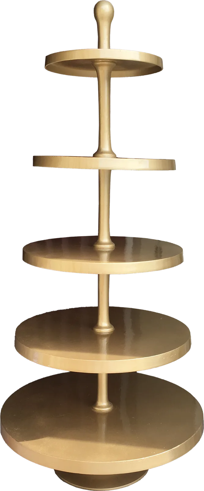 5 Tiered Gold Tower
