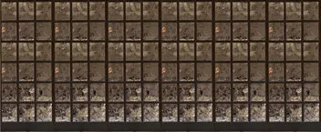 Antiqued Pewter Mirror Panel Wall