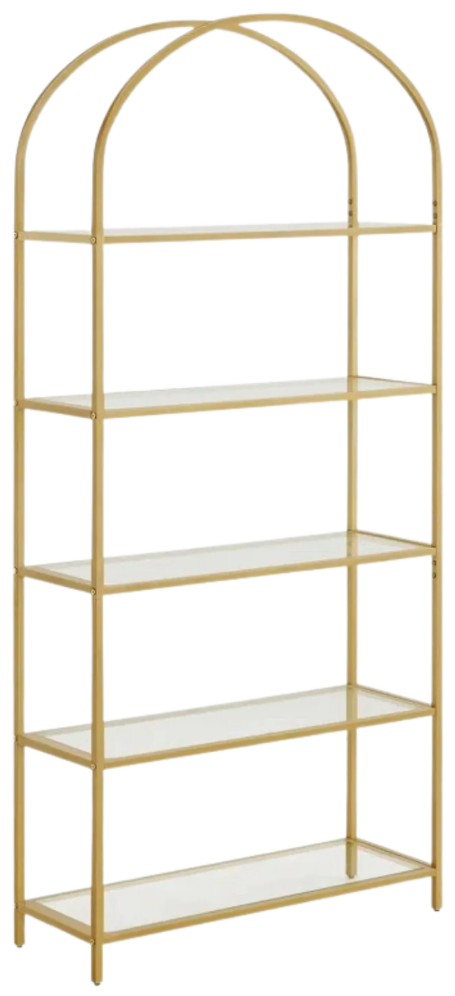 Arched Gold Bar Shelf