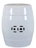 Barrel Ceramic Garden Stool