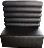 Black Emu High Back Banquette