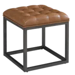 Camel Jaspen Square Ottoman