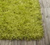 Chartreuse Glitzy Shag Rug