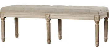 Dahlon Linen Bench