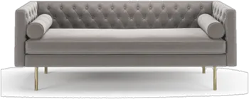 Dario Grey Velvet Sofa