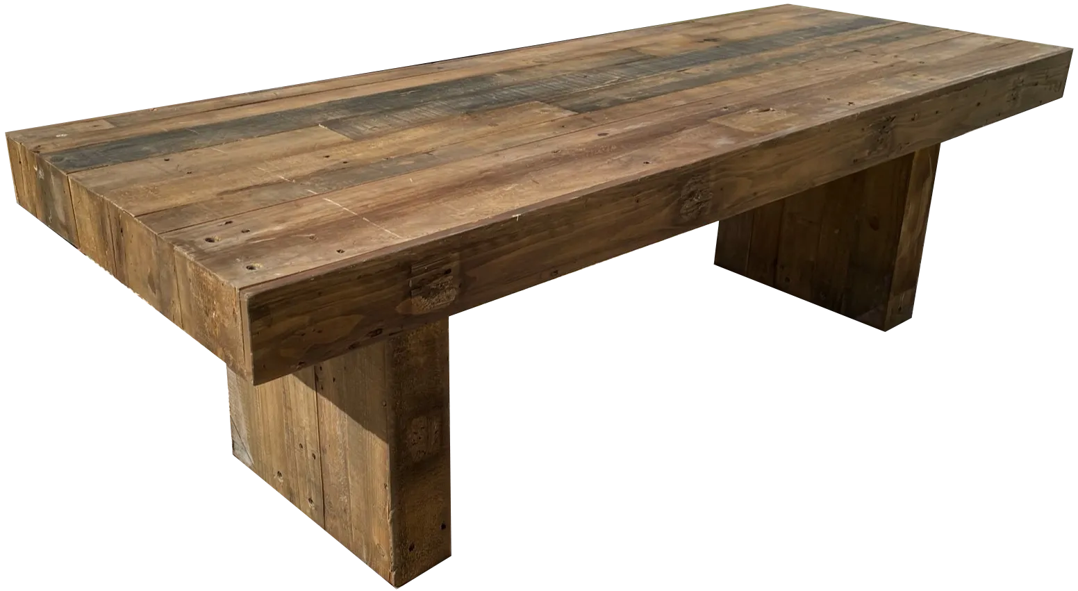 Distressed Wood Coffee Table