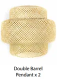 Double Barrel Pendant