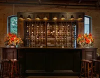 Gentleman's Industrial Lit Bar Back