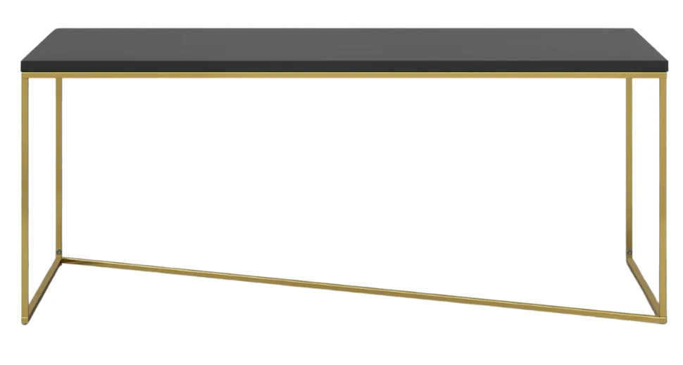 Gold & Black "Z" Coffee Table