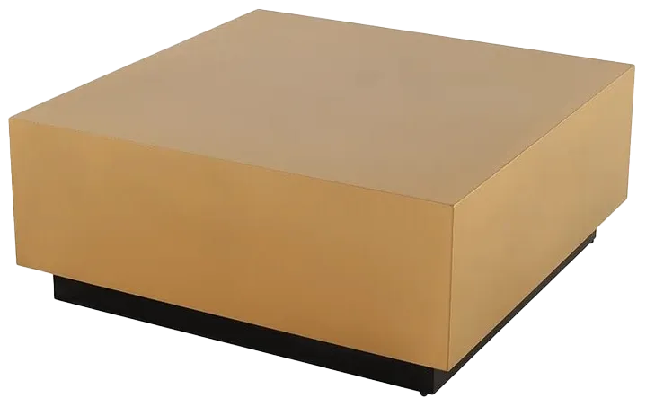 Gold Block Coffee Table