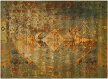 Green and Gold Oriental Rug