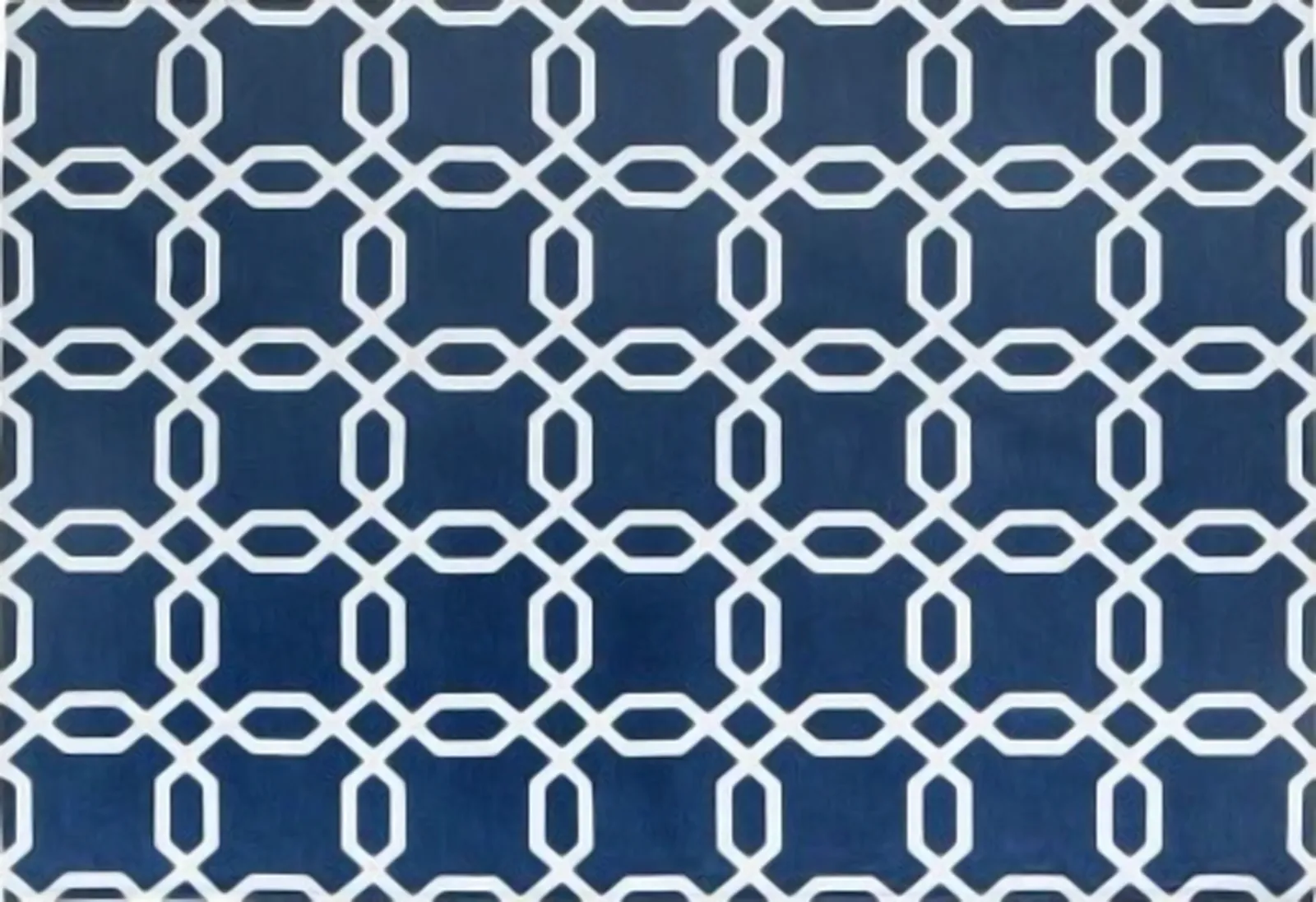 Interlocking Blue Geo