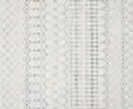 Ivory and Grey Tribal Rug