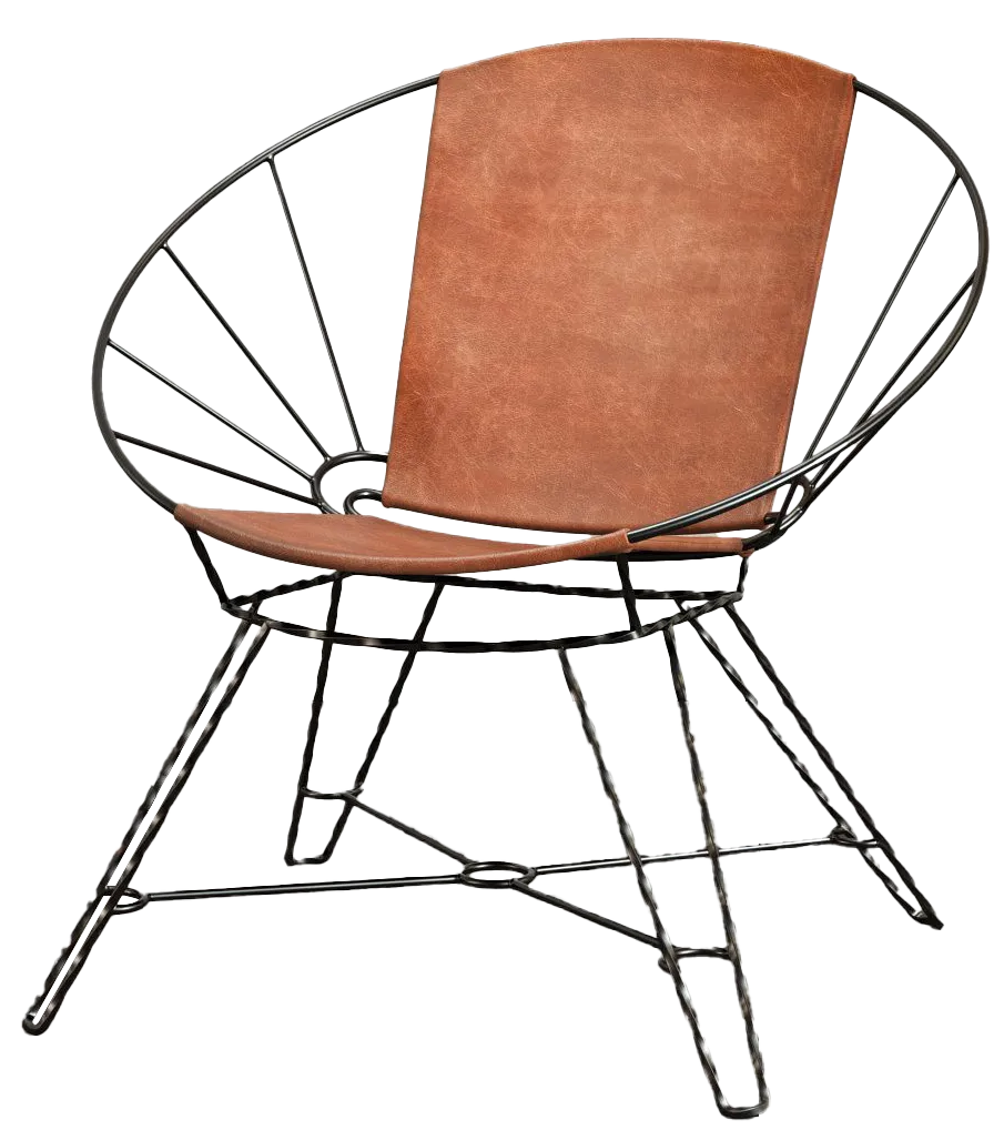 Leather Satellite Chair