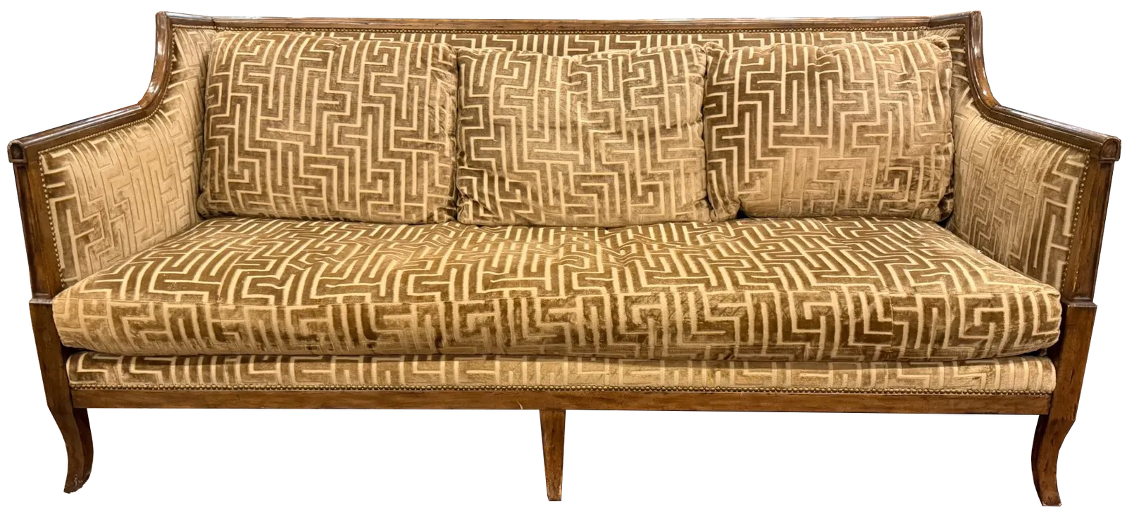 Mazey Wood Framed Sofa