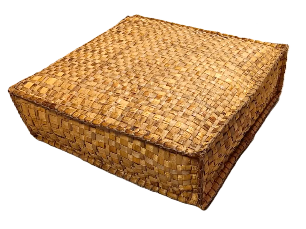 Natural Basin Square Floor Cushion