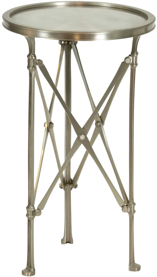 Nickel End Table