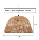 Norb 1 - Light Single Bowl Pendant