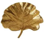 Palm Leaf Gold Dish