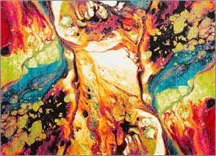 Punk Oil Slick Rug