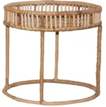 Rattan End Table - Large