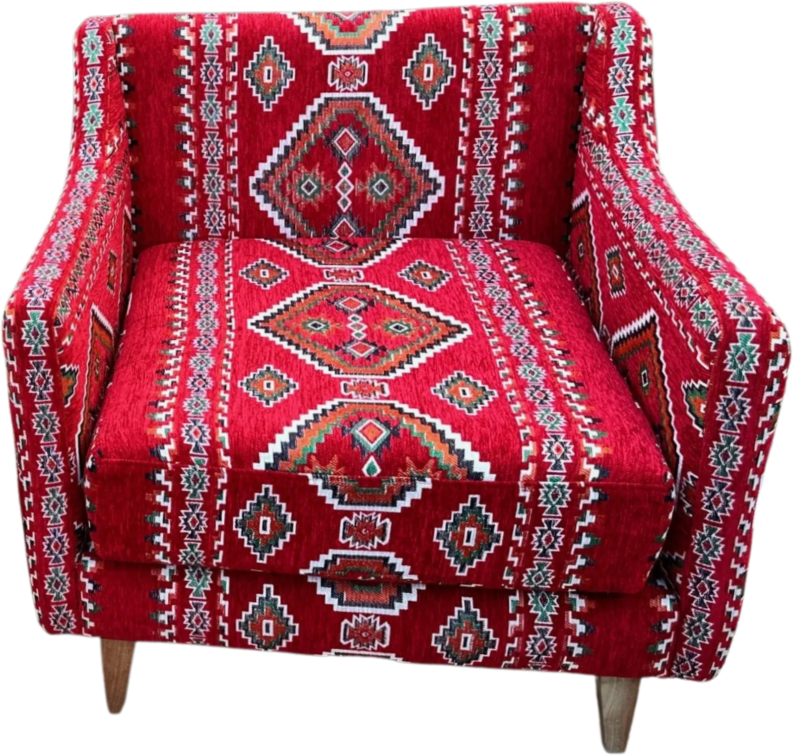 Red Kilim Chair