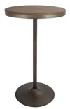 Round Industrial Cocktail Table