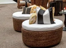 Seagrass Ottoman