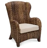 Seagrass Wingback Chair