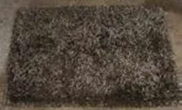 Silver Shag Rug
