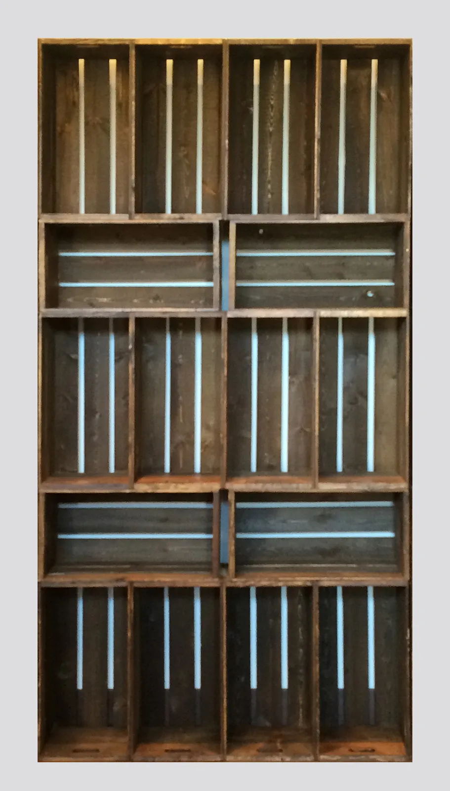 Stained Crate Bar Back