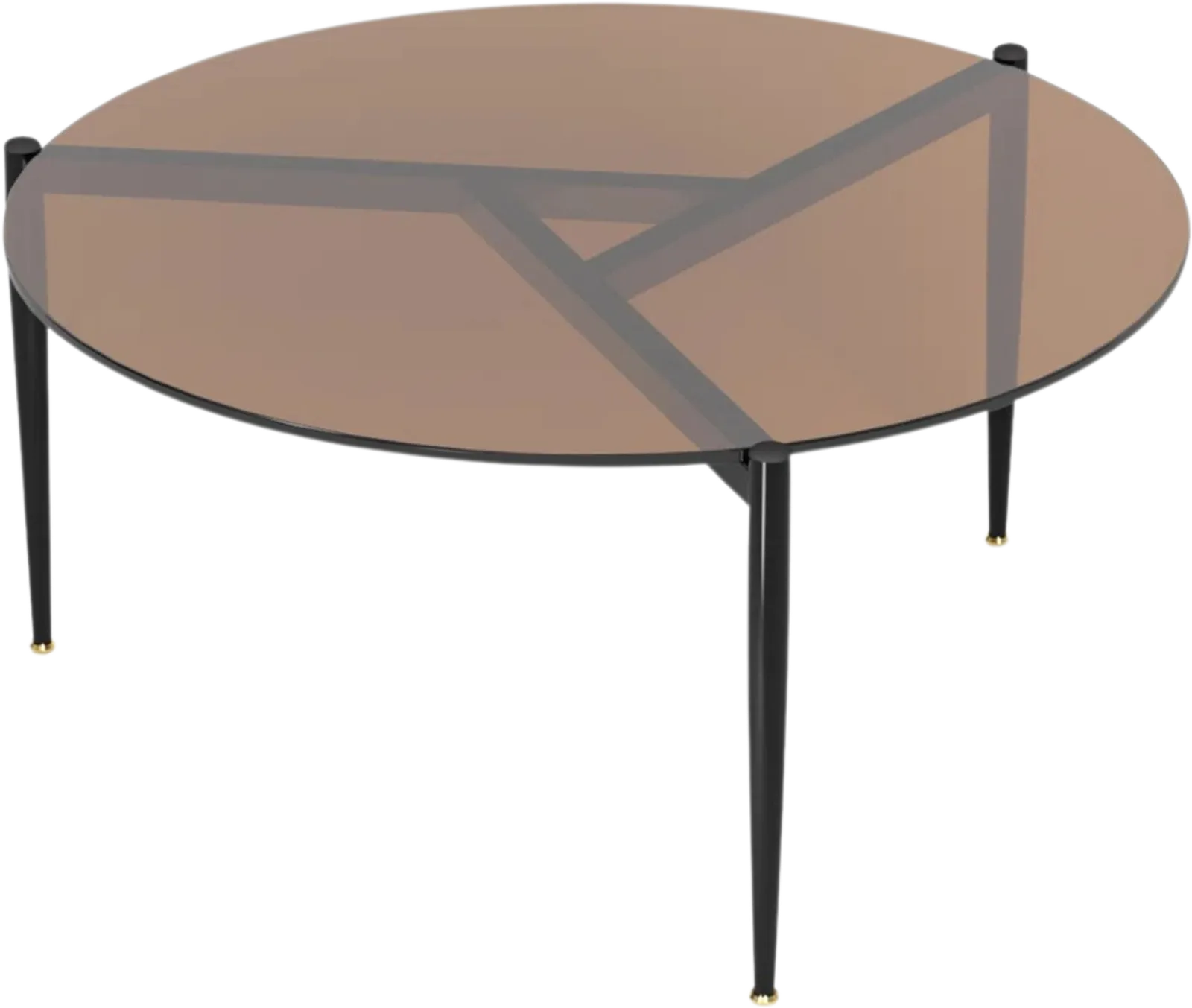 Tawny Glass Coffee Table