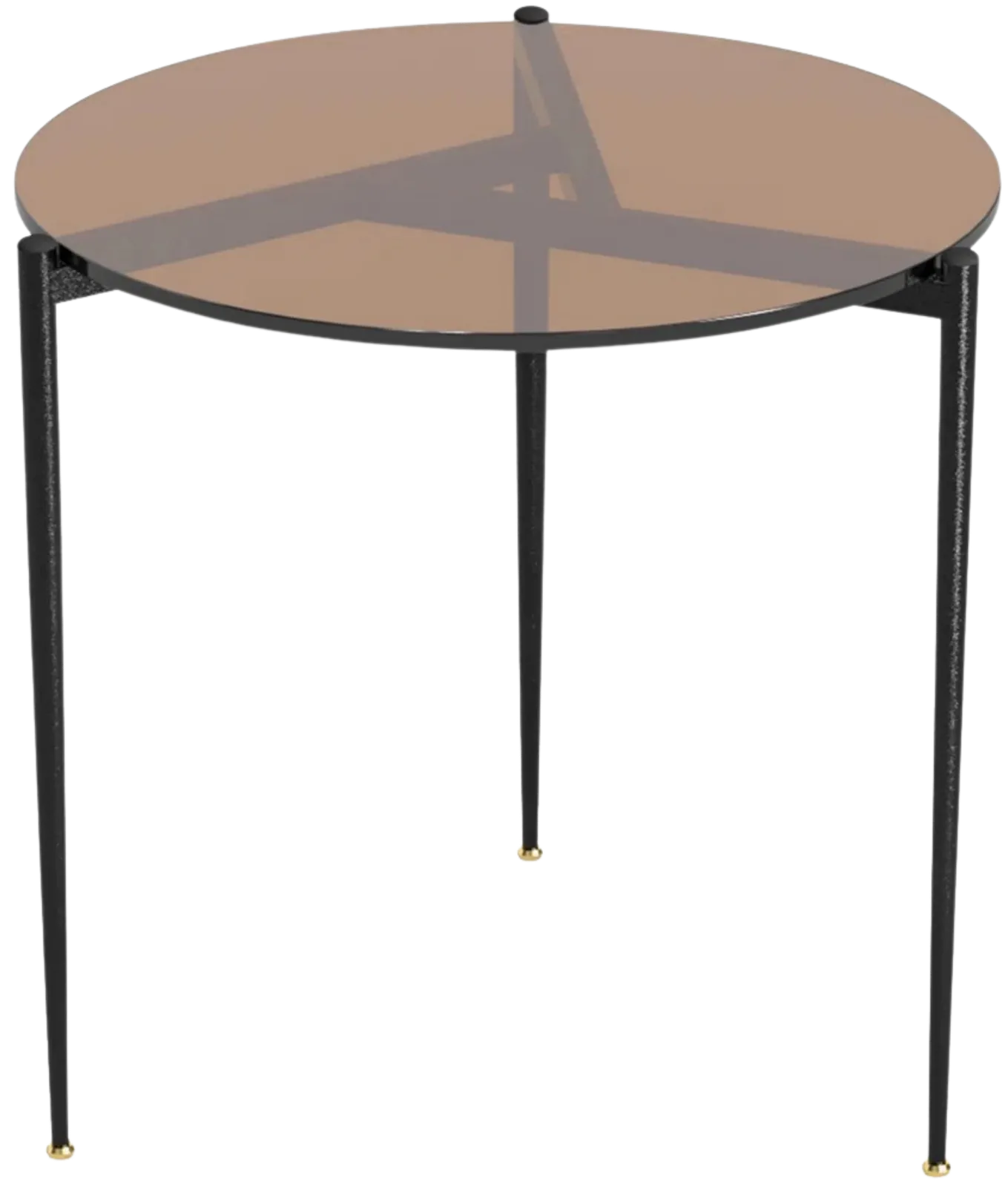 Tawny Glass Side Table