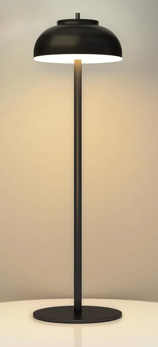 Thin Black Table Lamp