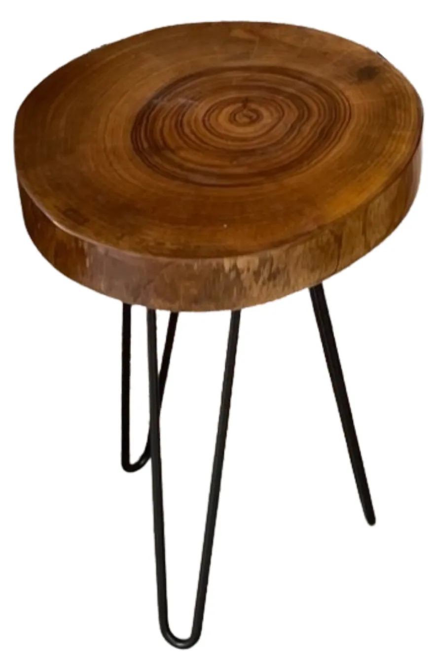 Tiny Round Stump Table