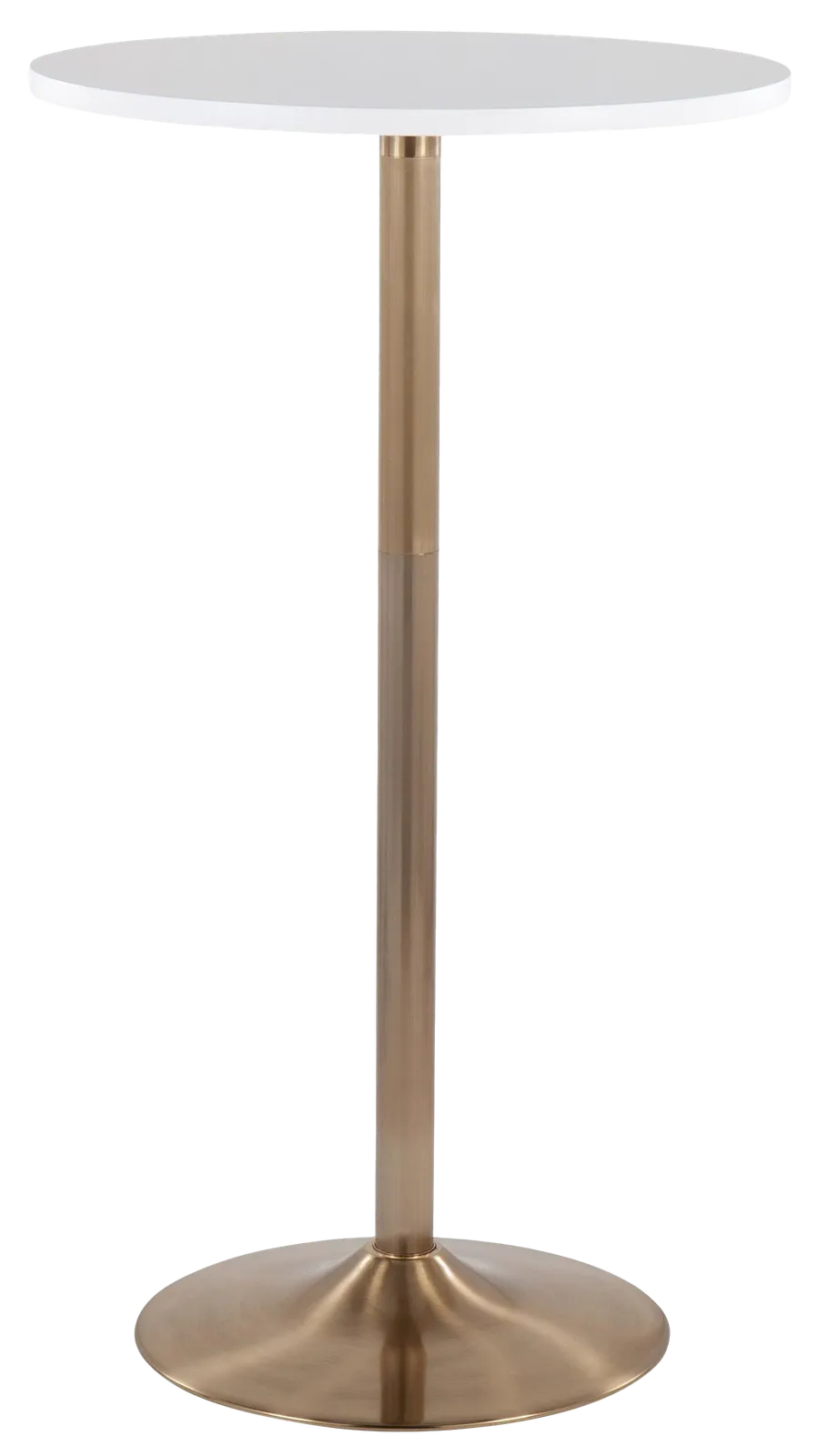 White and Gold Cocktail Table