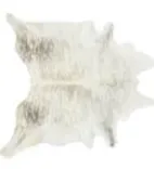 White Cowhide