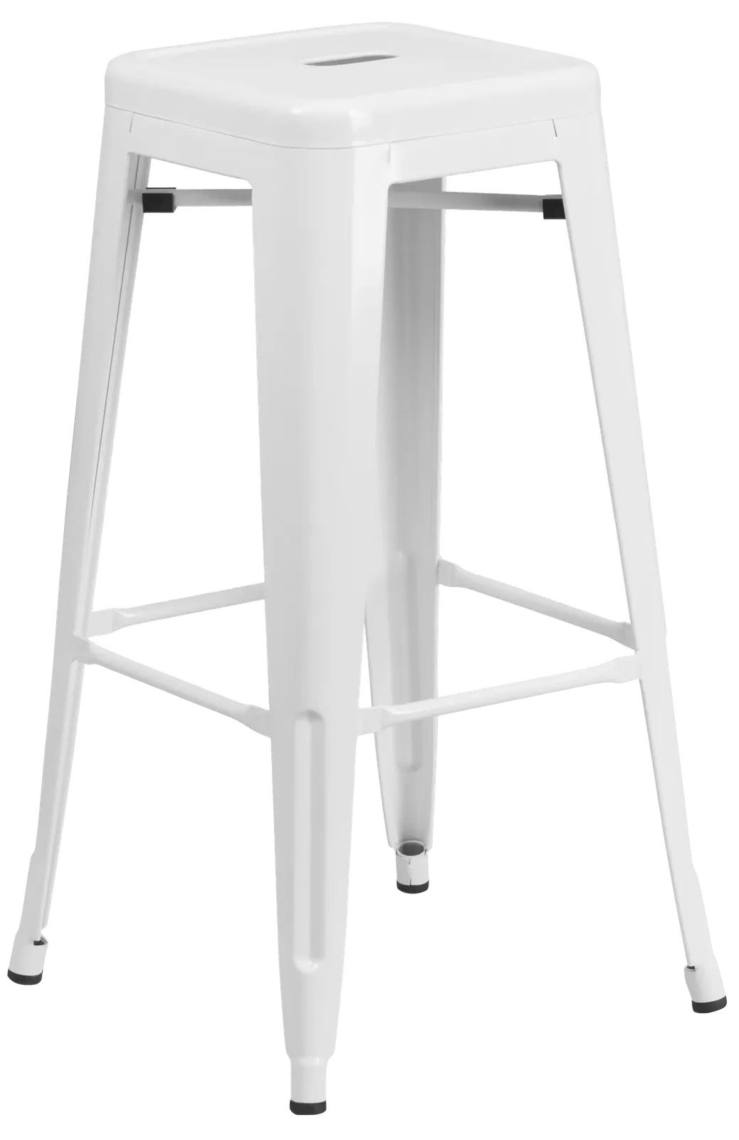 White Metal Bar Stool - 29"