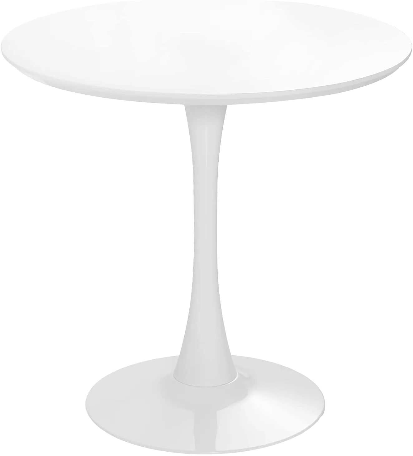 White Round Tulip Table
