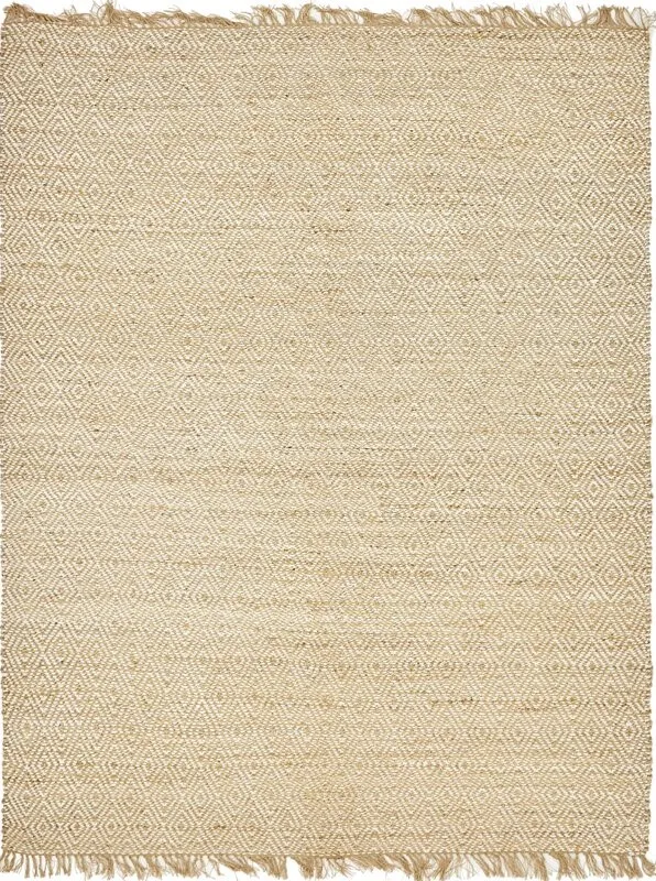 Woven Sisal Rug with Tassels