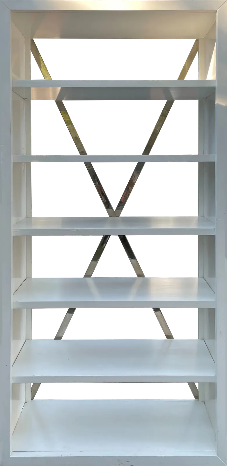 X Back Bar Back - White